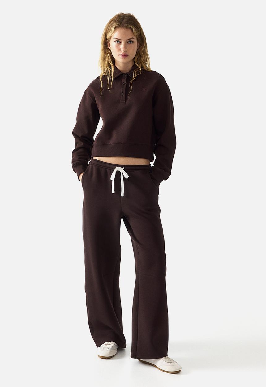 H&M - Scuba barrel joggers - dark brown