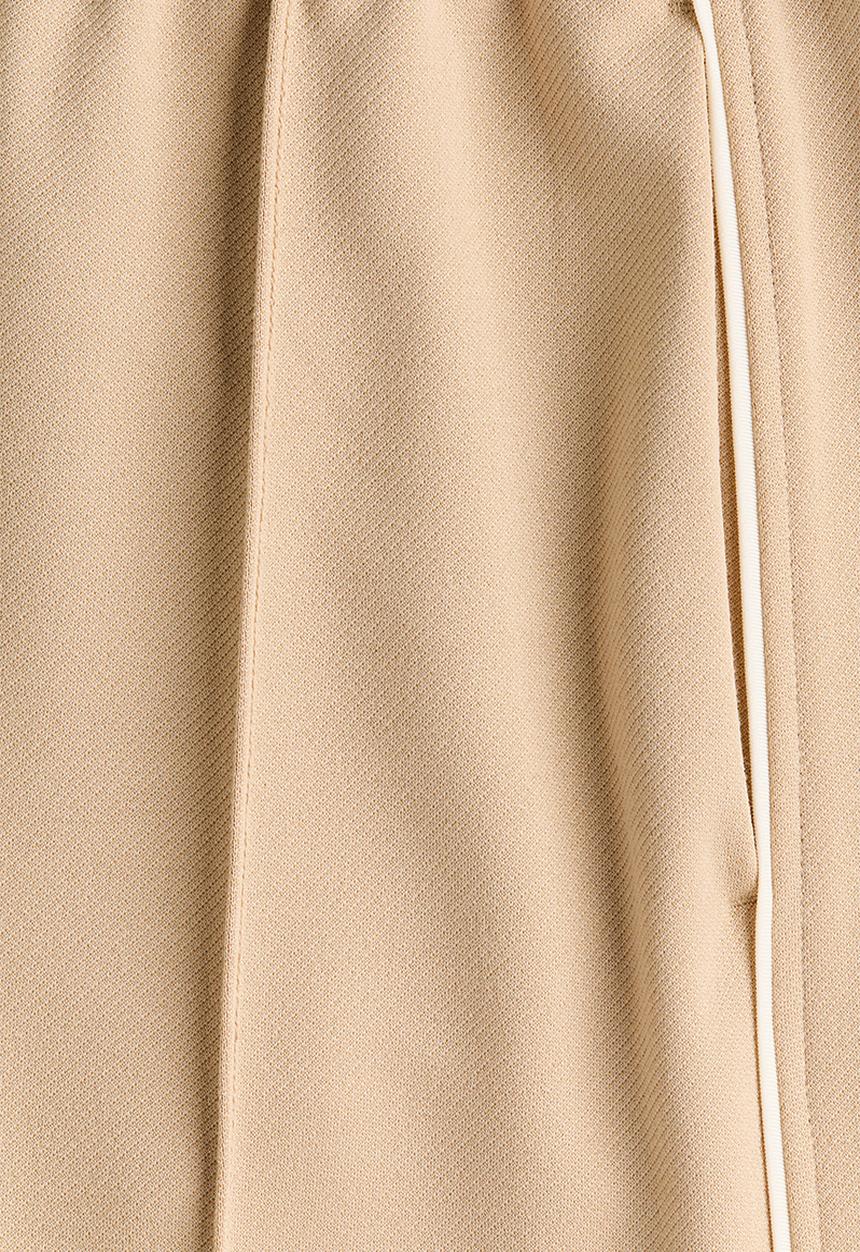 H&M - Wide crease-front trousers - beige