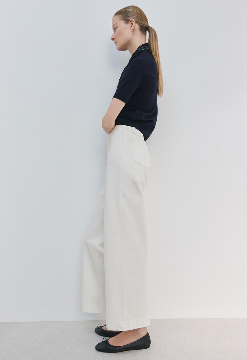 MANGO - Jeans paloma- white