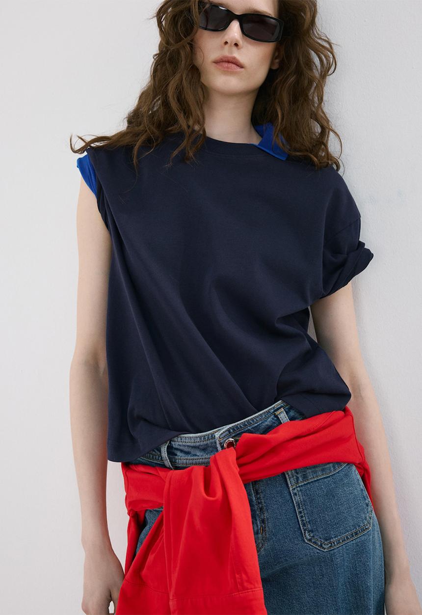 MANGO - Jeans jessie  -  open blue