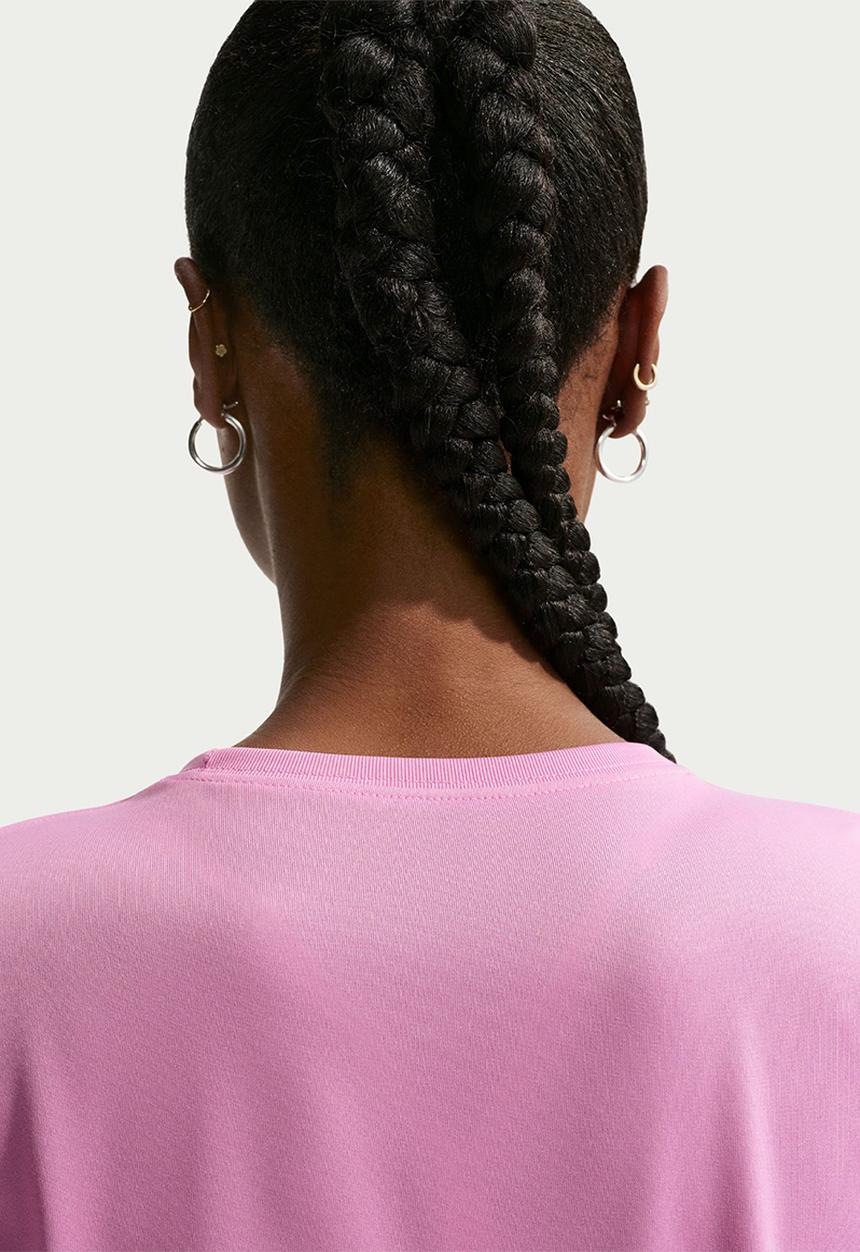 Nike - W Nk Df Rlgd Ss Tee - Lt Magenta/White