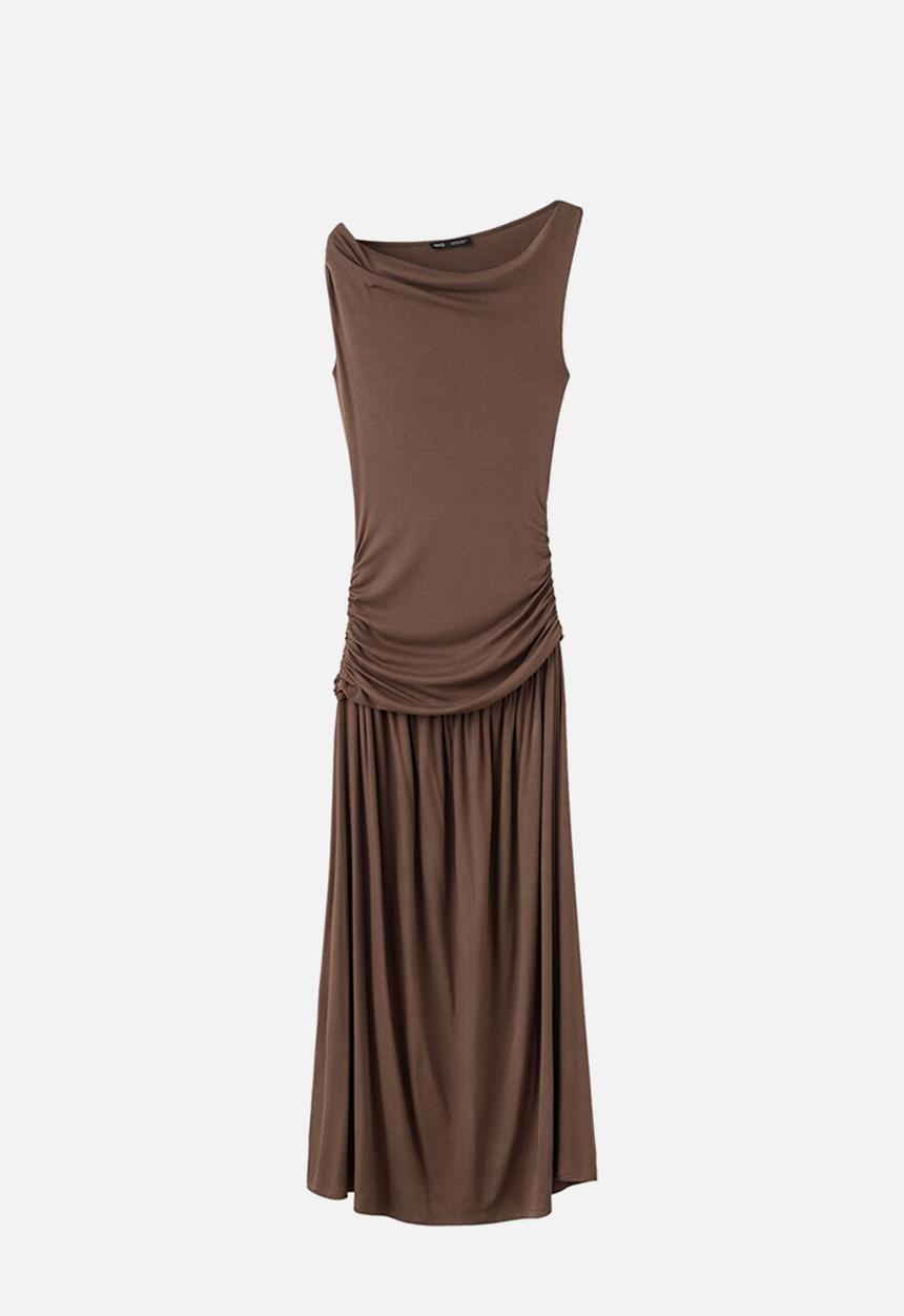MANGO - Dress suri - brown