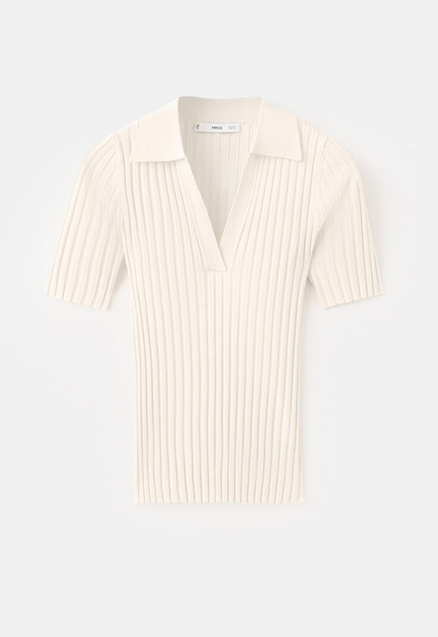 MANGO - Sweater lope - light beige