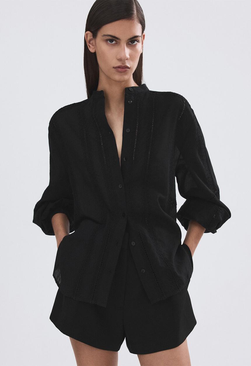 MANGO - Blouse lucy - black