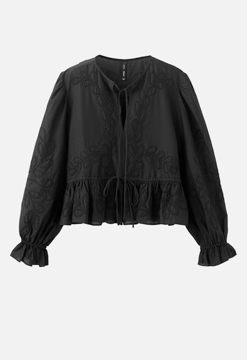 MANGO - Blouse mariya - black