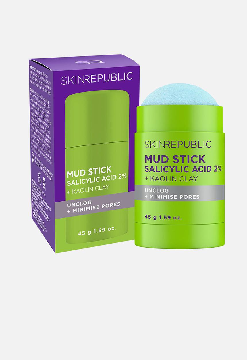 Skin Republic - Mud Stick Salicylic acid 2% + Kaolin Clay 45g