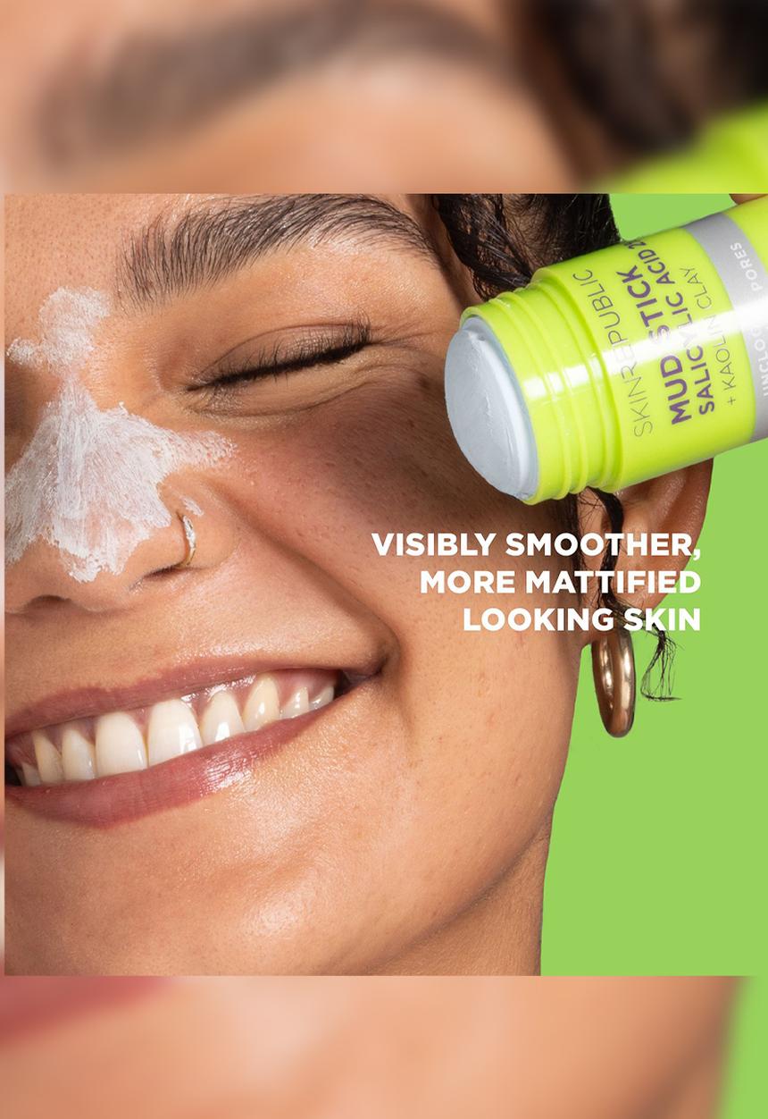 Skin Republic - Mud Stick Salicylic acid 2% + Kaolin Clay 45g