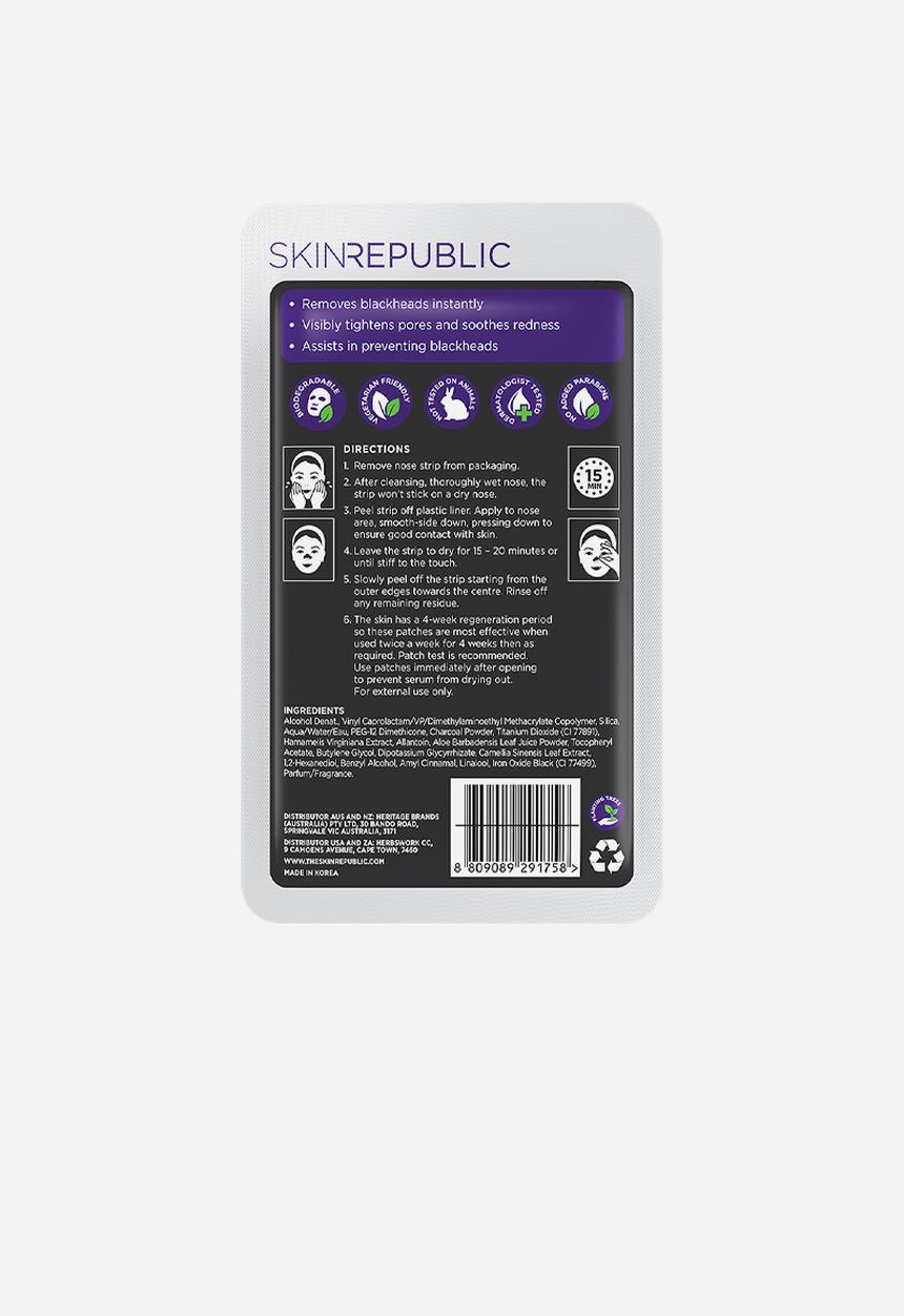 Skin Republic - Charcoal Nose Strips - 6 Pairs