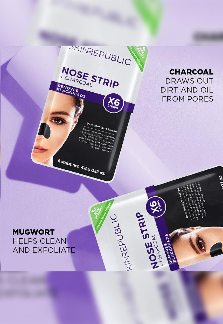 Skin Republic - Charcoal Nose Strips - 6 Pairs