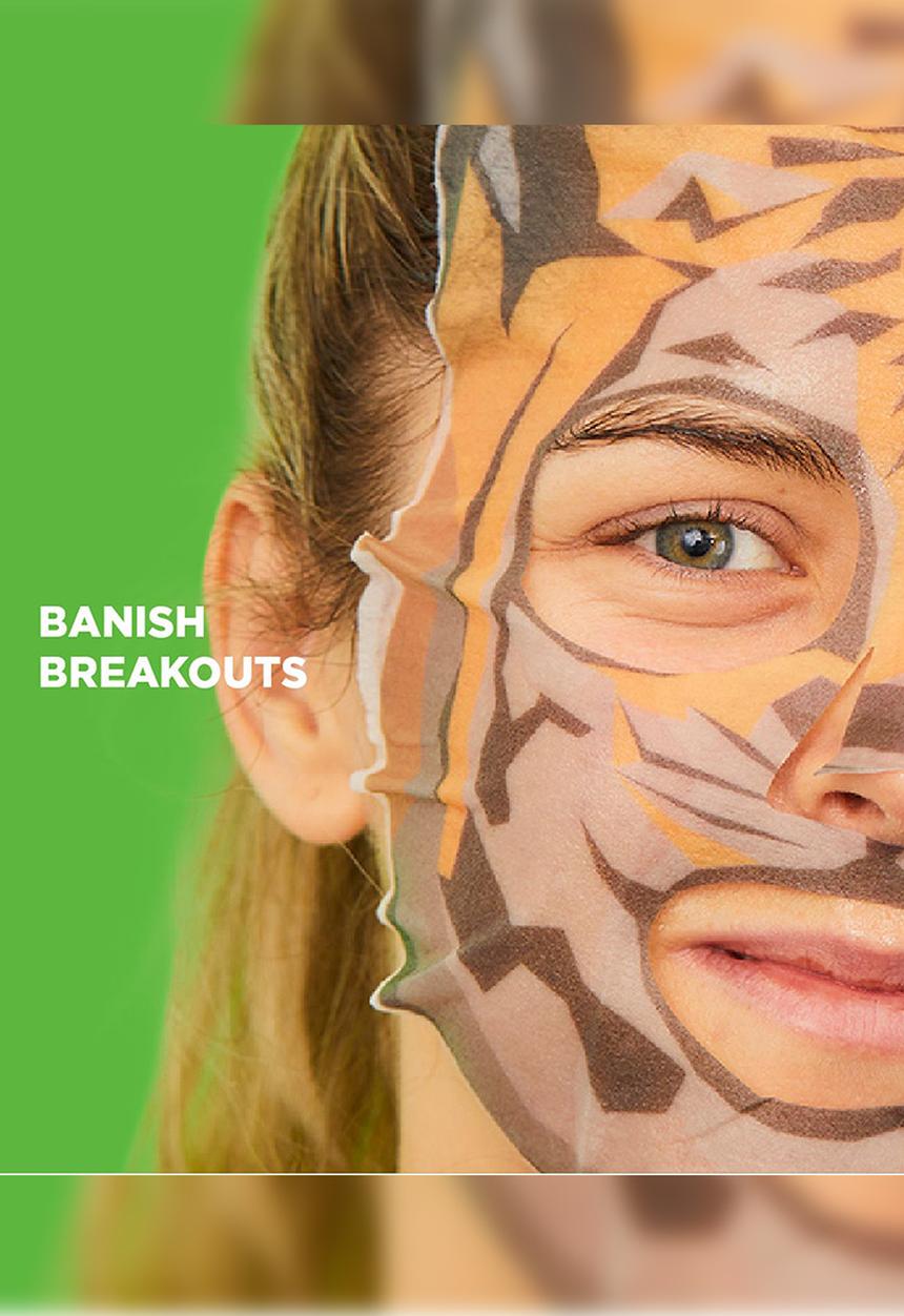 Skin Republic - Spot Clear Tea Tree Tiger Face Mask Sheet