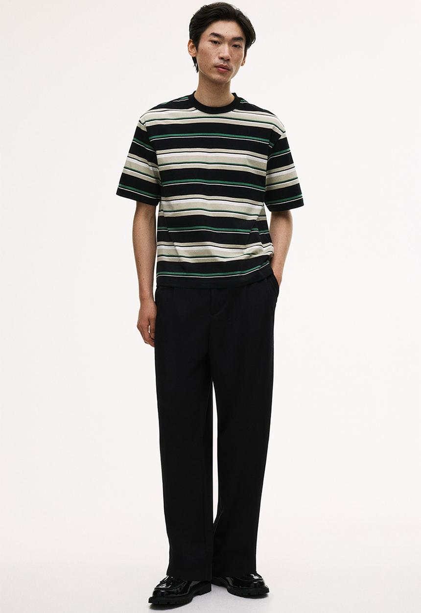 H&M - Relaxed fit trousers - dark blue