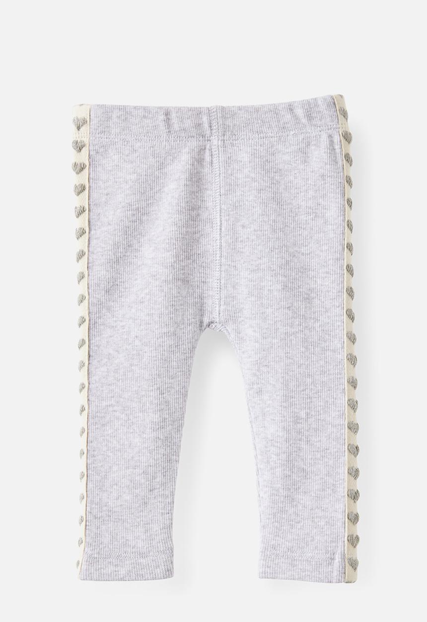Cotton On - The Row Rib Skinny Legging - Cloud Marle