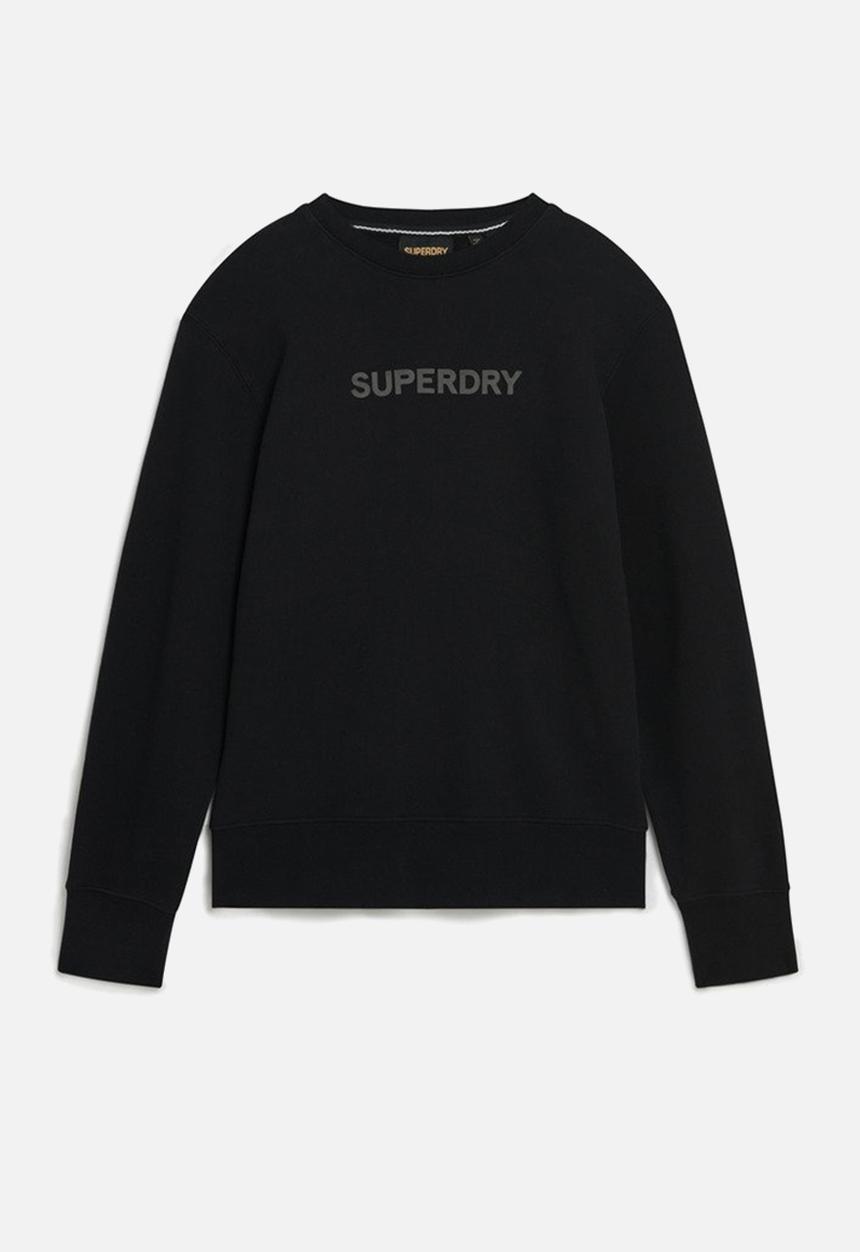 Superdry. - Sport Loose Crew Sweatshirt - Black