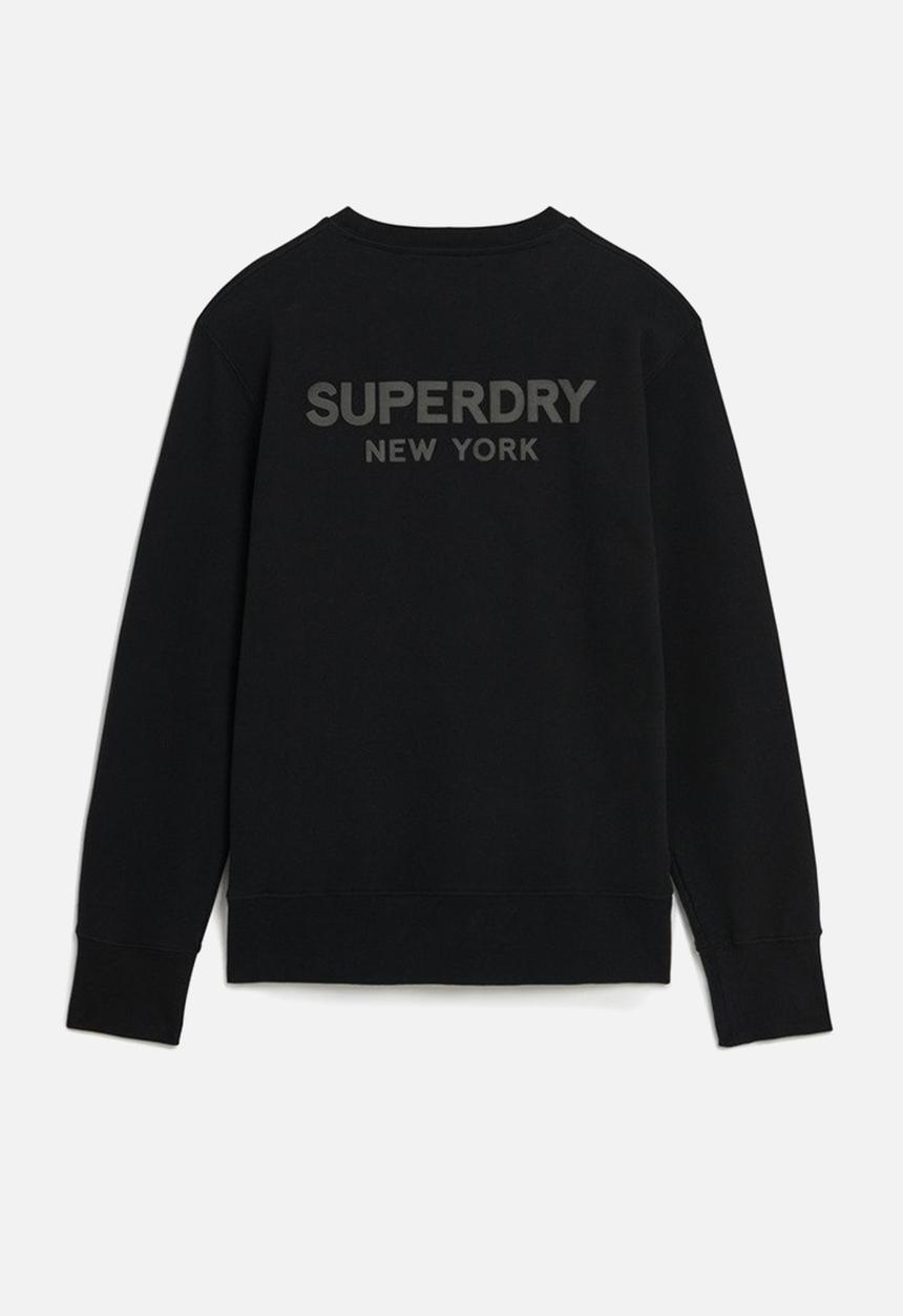 Superdry. - Sport Loose Crew Sweatshirt - Black