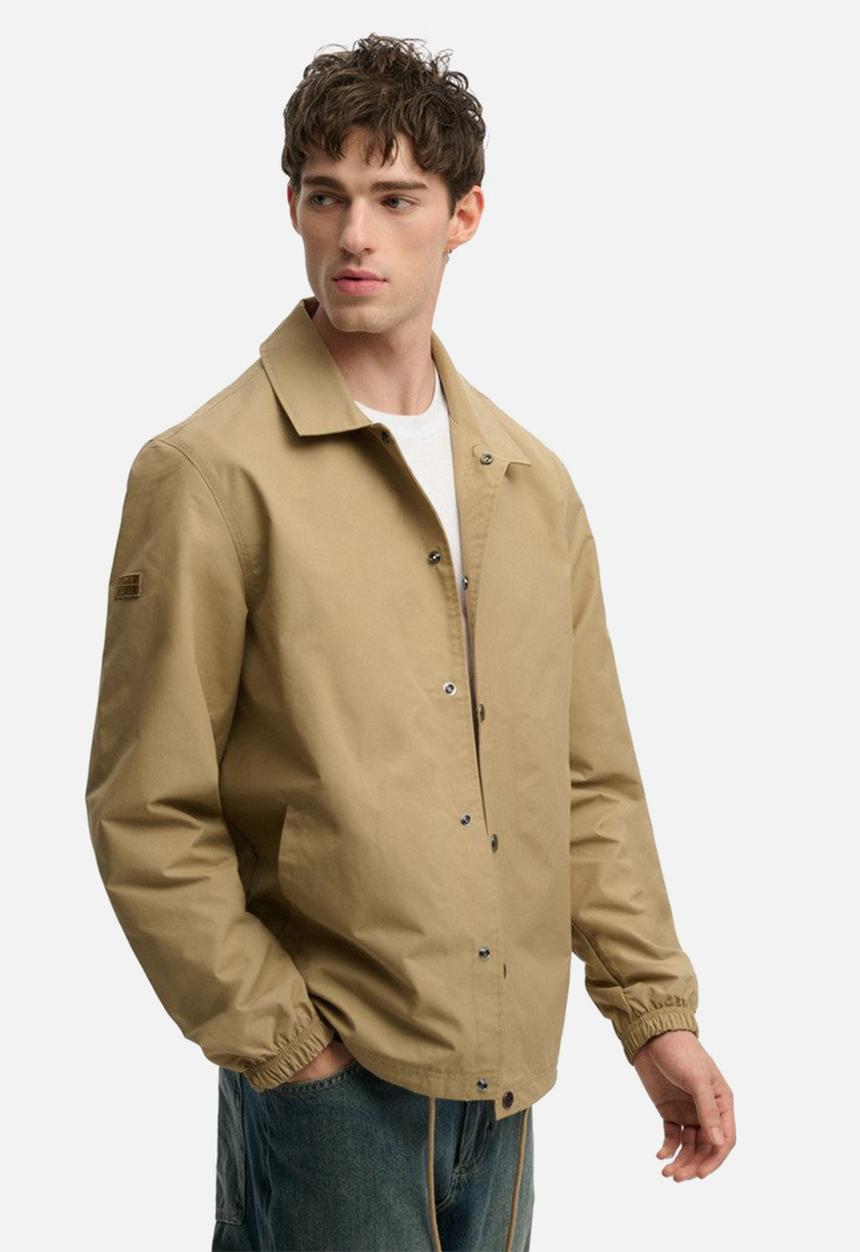 Superdry. - Surplus Otto Coach Jacket - Classic Tan Brown