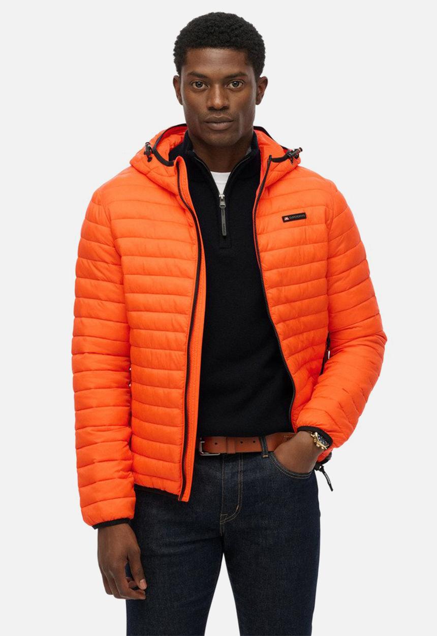 Superdry. - Hooded Fuji Lite Jacket - Bold Orange