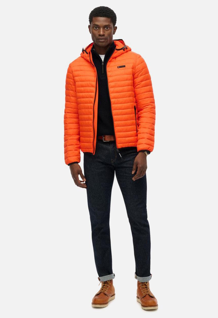 Superdry. - Hooded Fuji Lite Jacket - Bold Orange