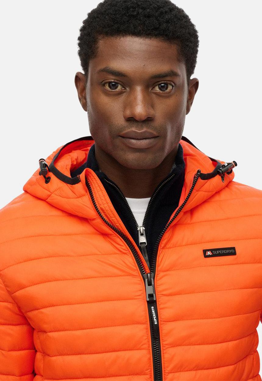 Superdry. - Hooded Fuji Lite Jacket - Bold Orange
