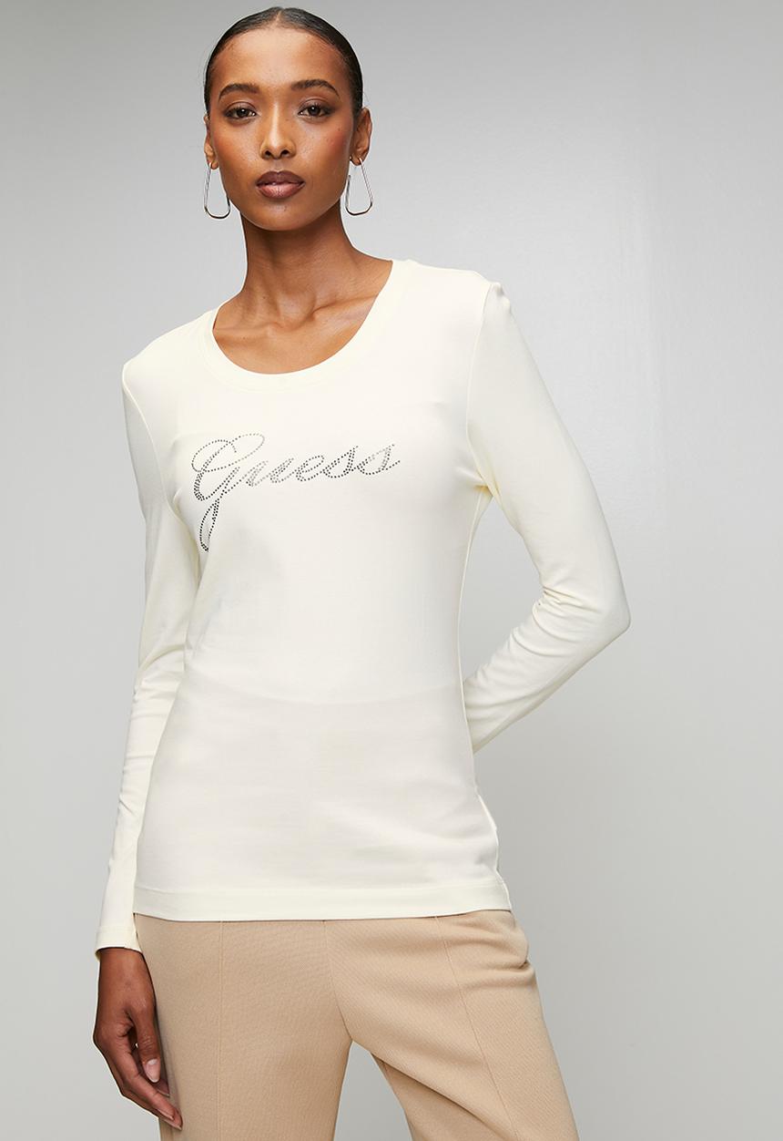 Lds Script Ls Top - Dove White