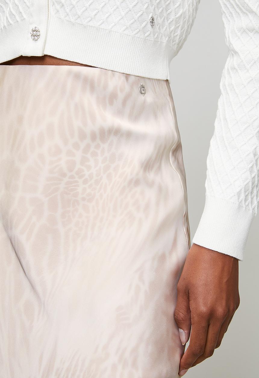 GUESS - Sl Vn Lylah Cardi Swtr - Cream White