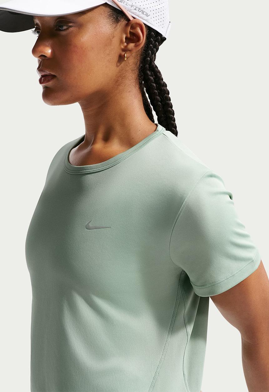 Nike - W Nk Tempo Df Ss Top - Steam/Reflective Silv