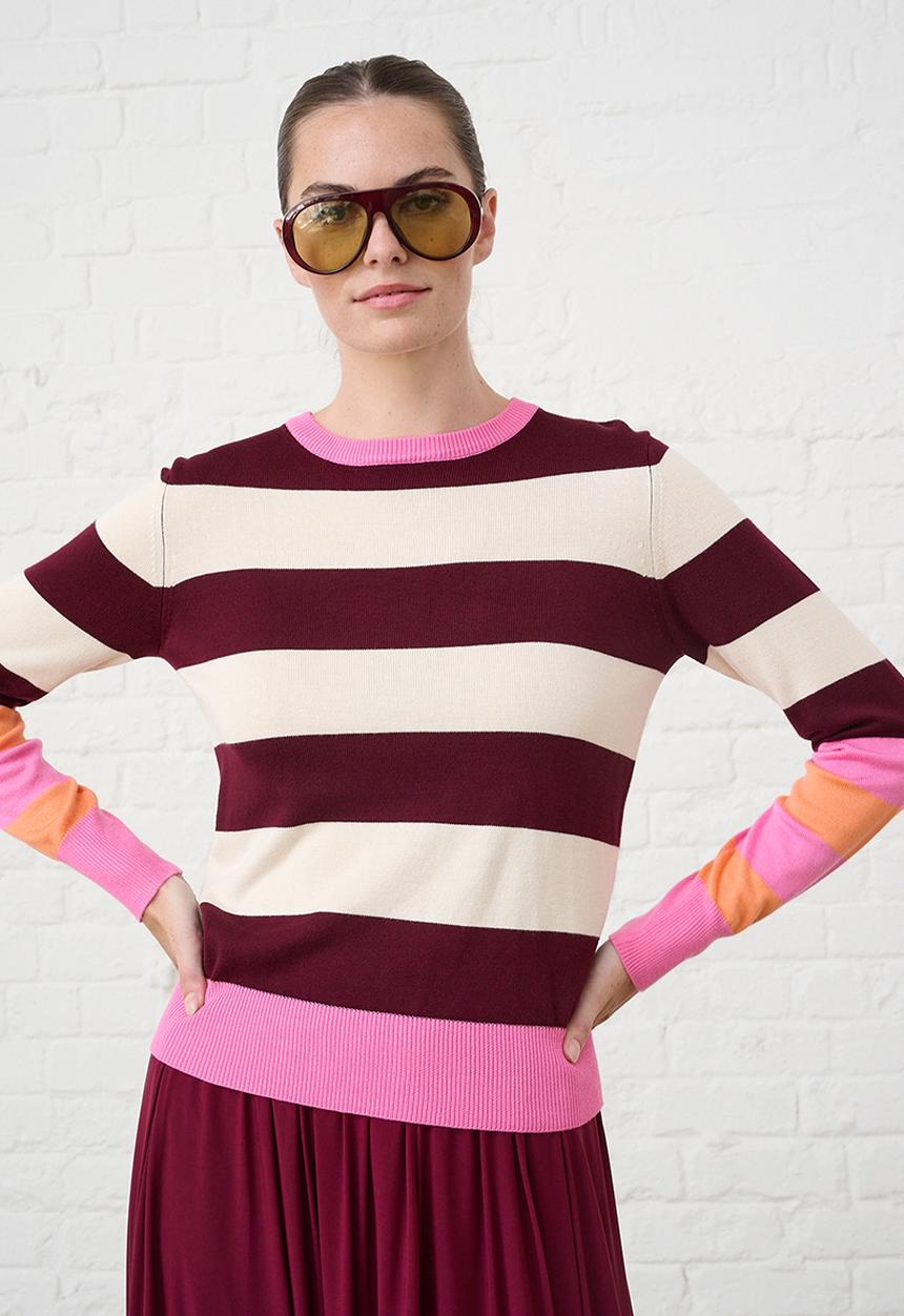 Me&B - Luxe Jumper - Candy Stripe