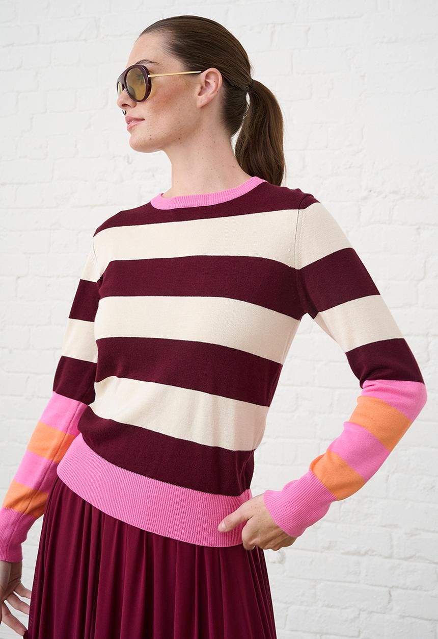 Me&B - Luxe Jumper - Candy Stripe