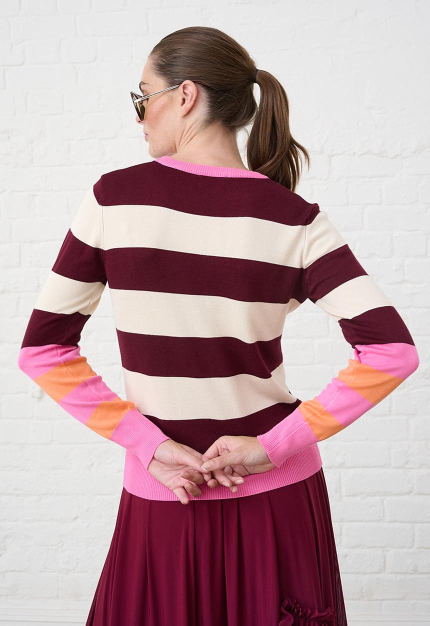 Me&B - Luxe Jumper - Candy Stripe