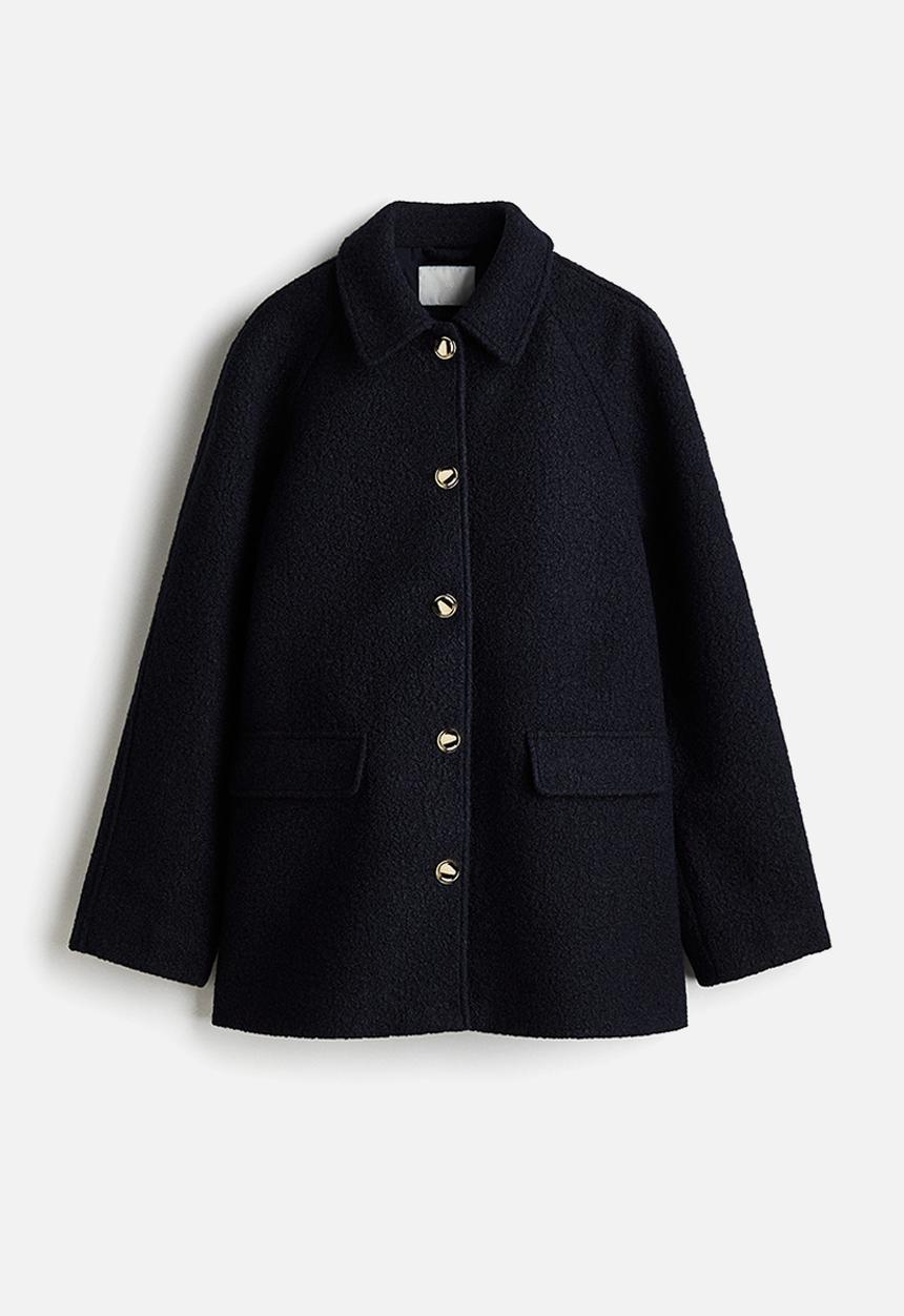 H&M - Car coat - navy blue