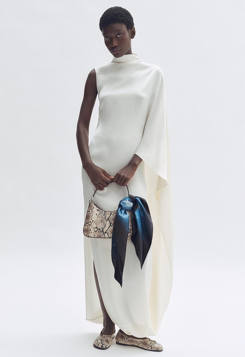 H&M - Stella McCartney H&M: Printed silk scarf - black