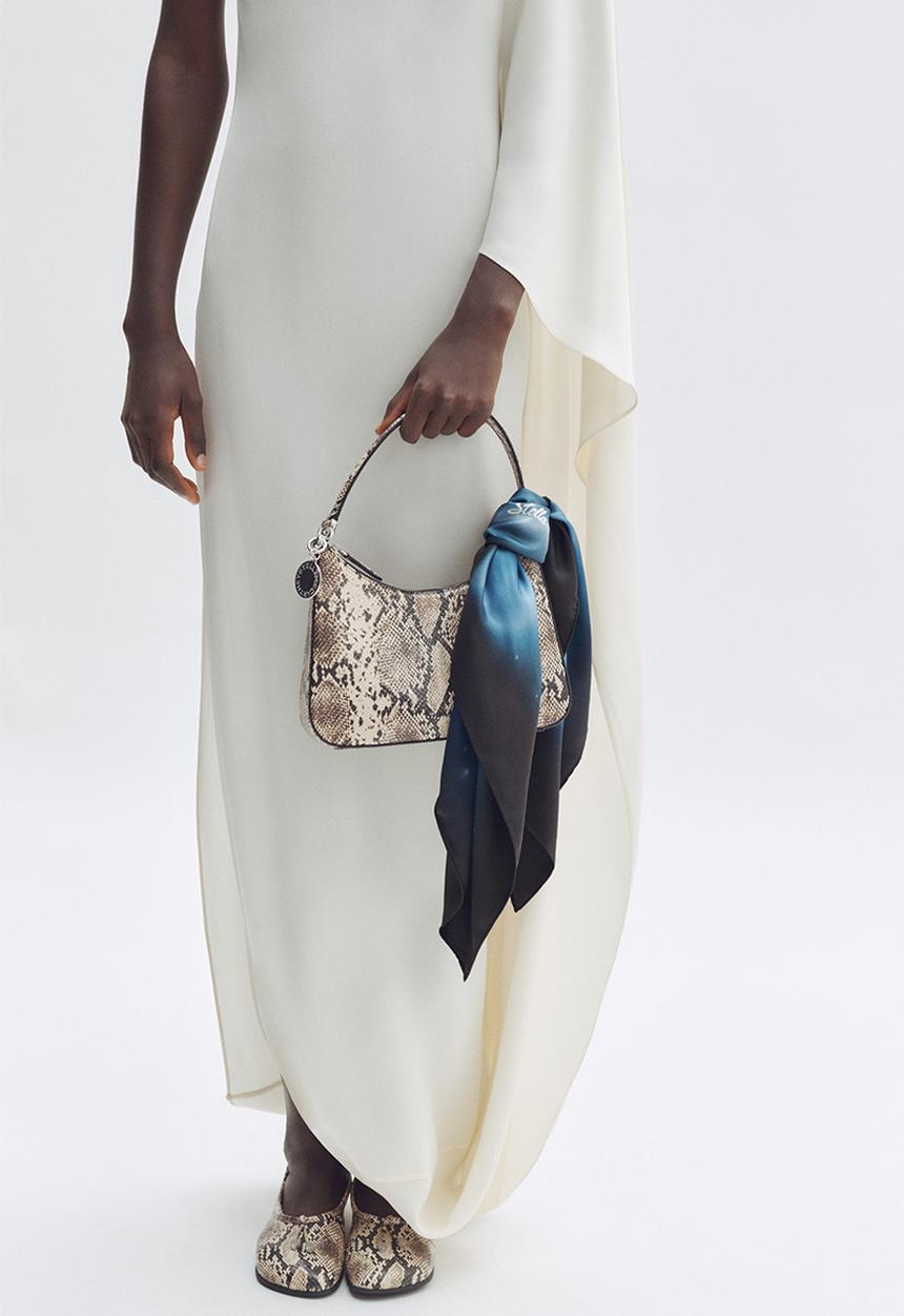 H&M - Stella McCartney H&M: Printed silk scarf - black