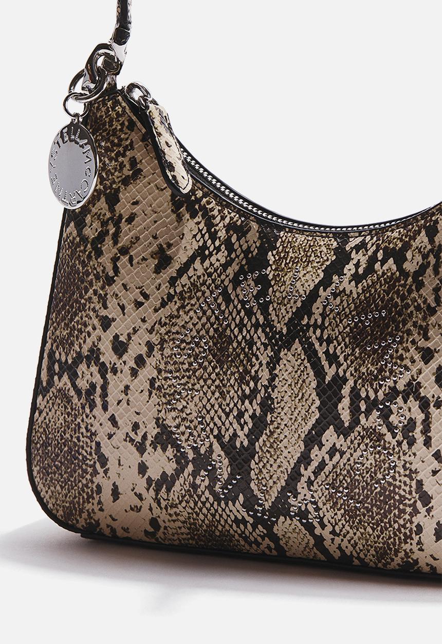 H&M - Stella McCartney H&M: Snakeskin-print handbag - beige