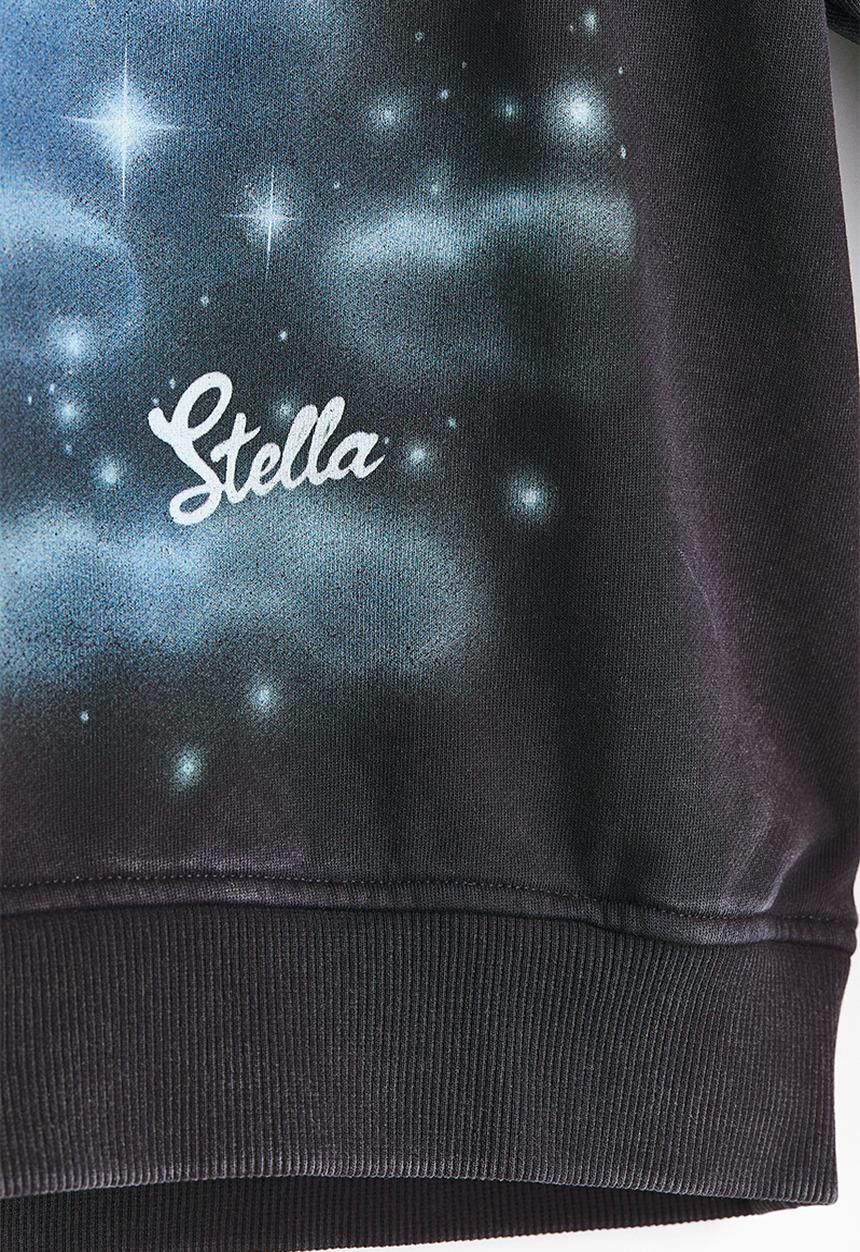 H&M - Stella McCartney H&M: Printed cotton hoodie - black