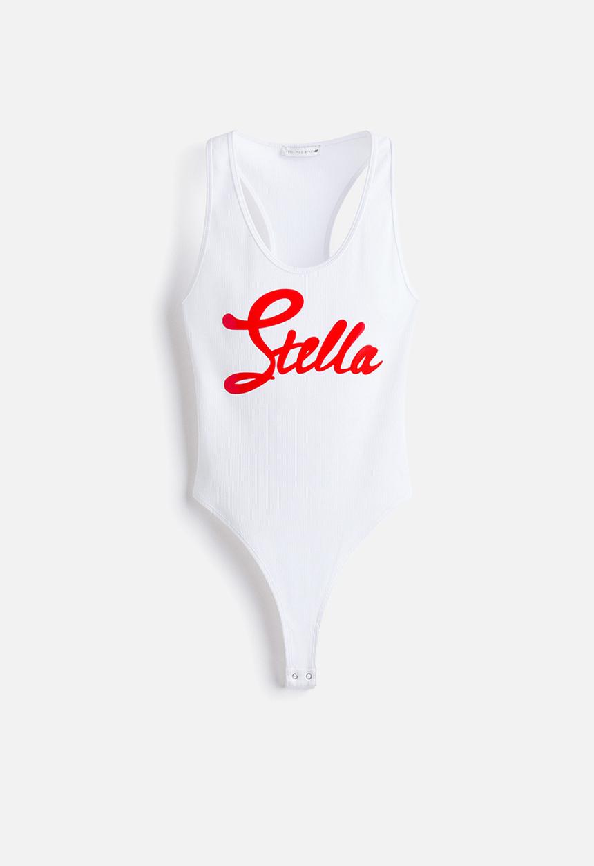 H&M - Stella McCartney H&M: Print-motif body - white