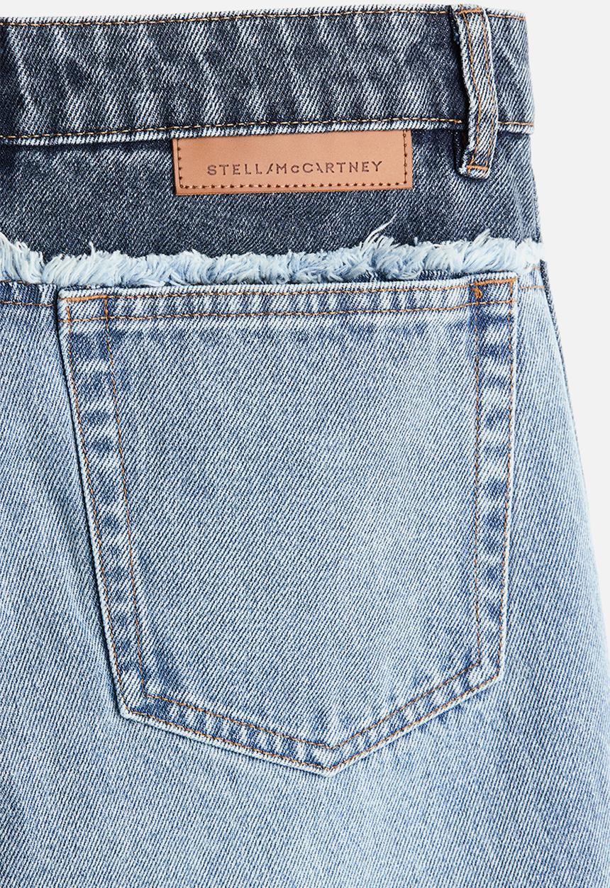 Stella McCartney H&M: Two-tone straight-leg jeans - light denim