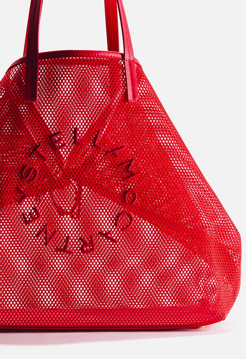 H&M - Stella McCartney H&M: Large mesh tote bag - red