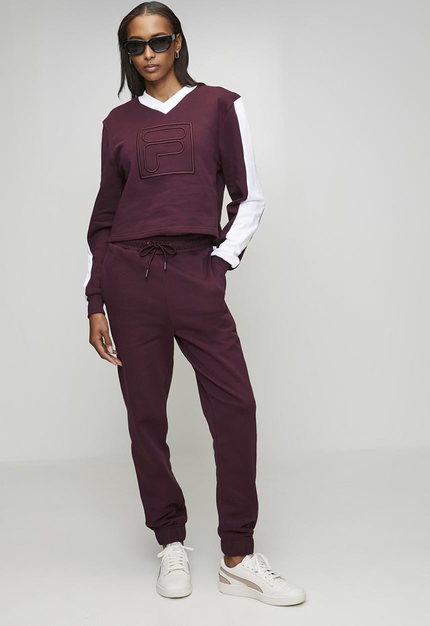 FILA - Rebecca Sweatshirt - Fig/White