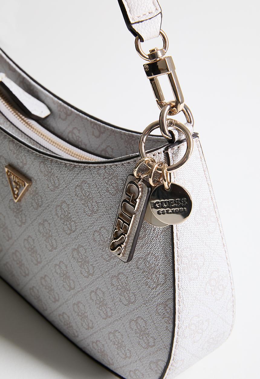 GUESS - Noelle Top Zip Shoulder Bag-Bone Logo