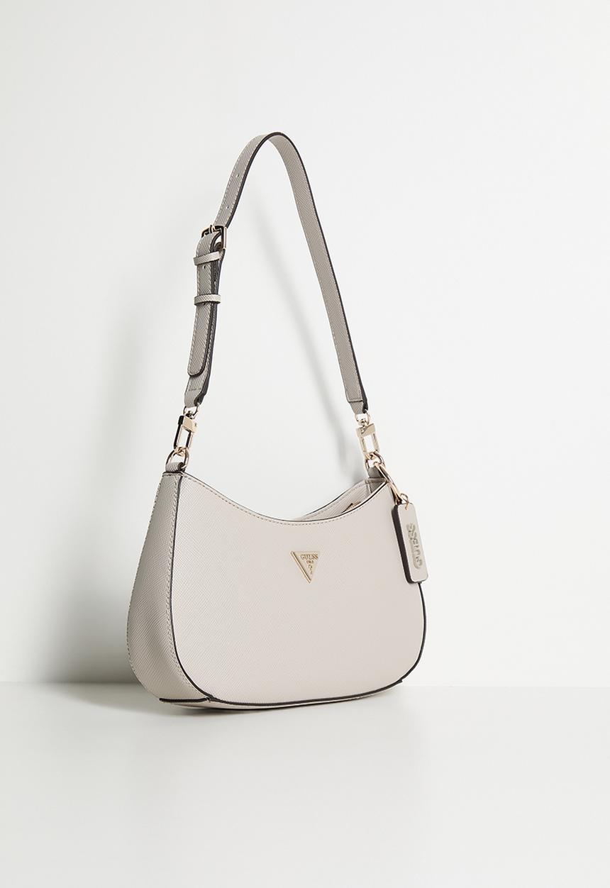 GUESS - Ahb Noelle Ii Top Zip Shoulder Bag - Taupe
