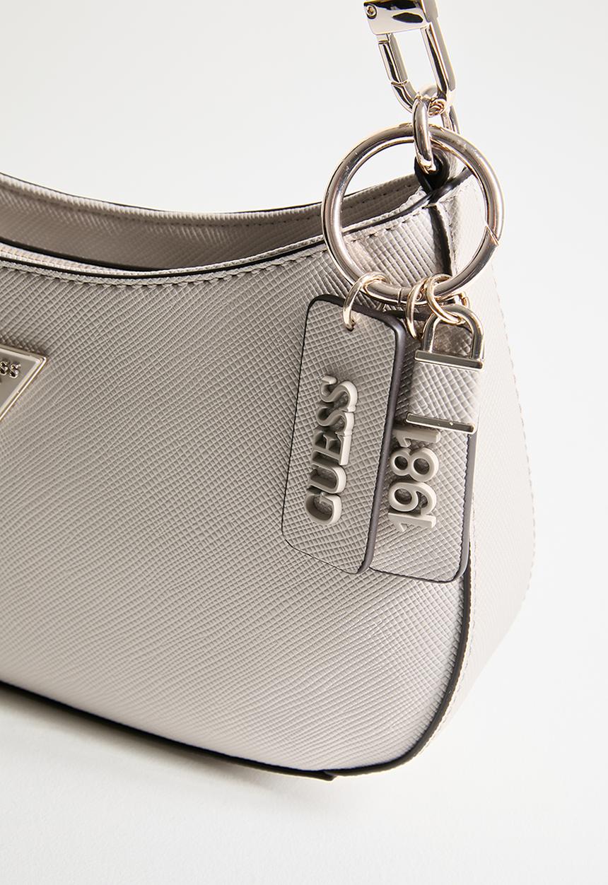 GUESS - Ahb Noelle Ii Top Zip Shoulder Bag - Taupe