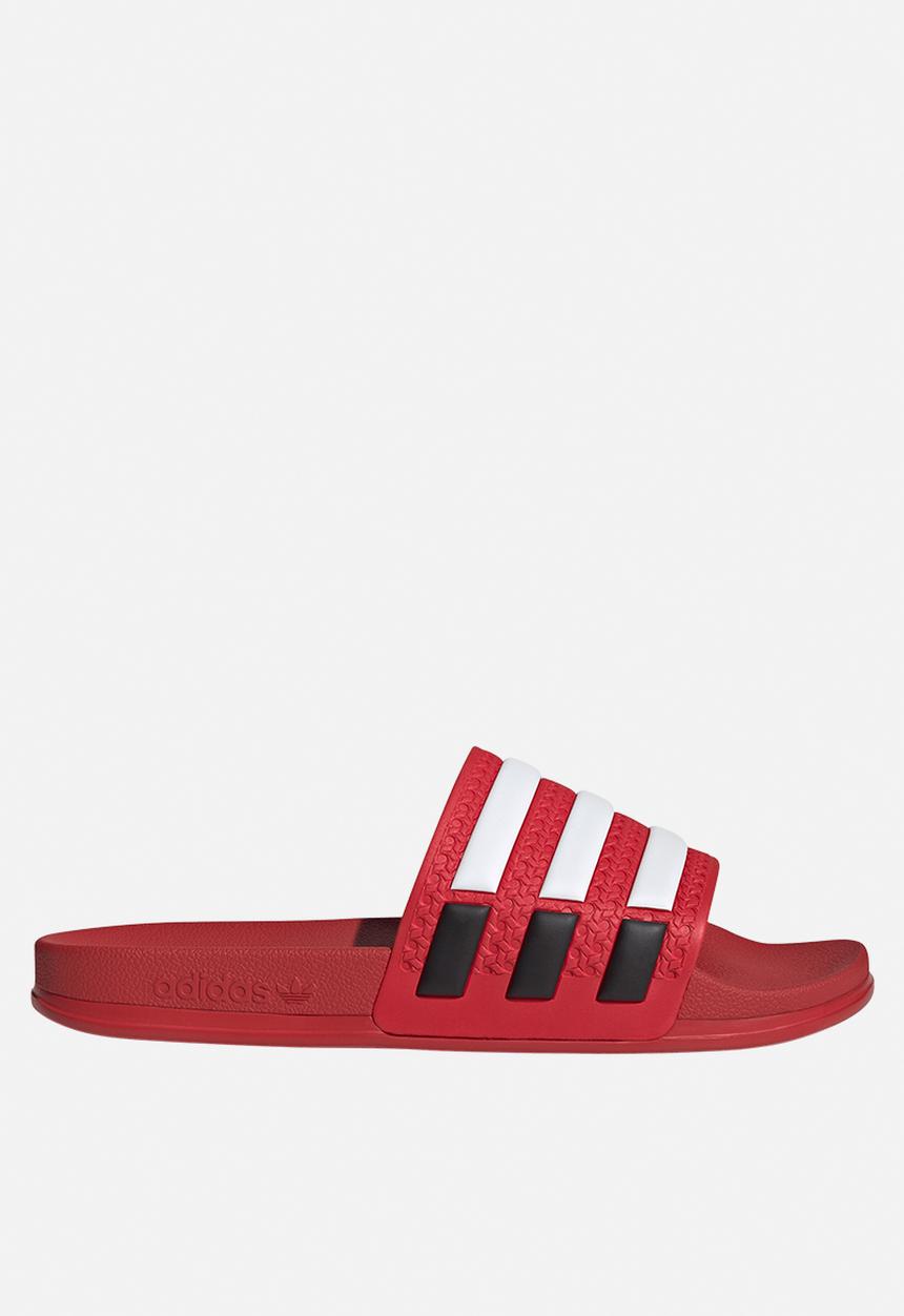 adidas Originals - Adilette og cf - better scarlet/ftwr white/core black