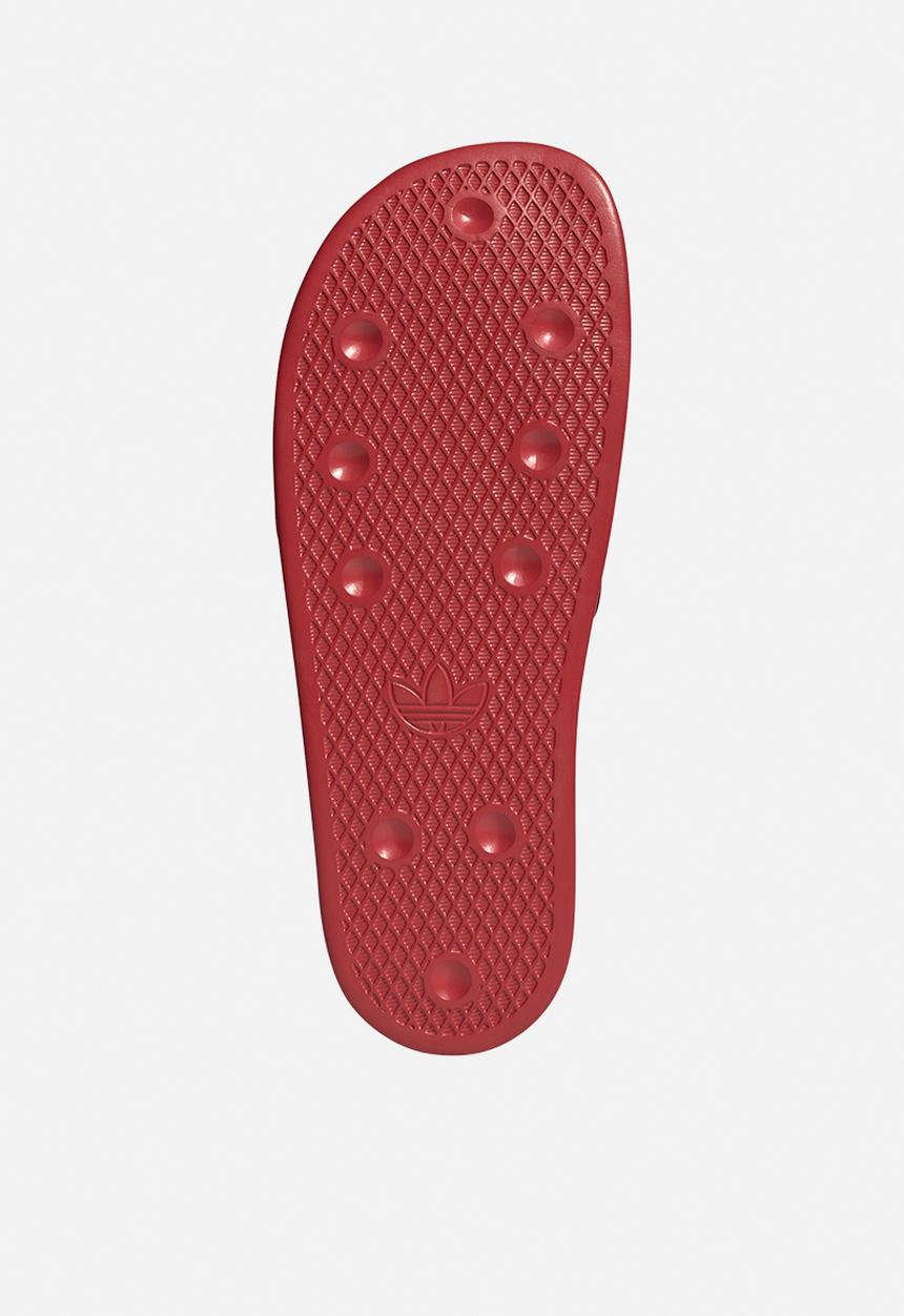 adidas Originals - Adilette og cf - better scarlet/ftwr white/core black