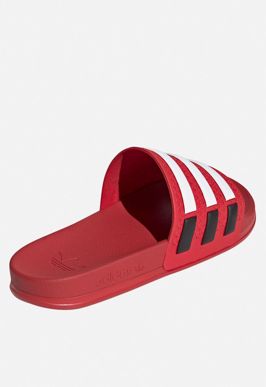 adidas Originals - Adilette og cf - better scarlet/ftwr white/core black
