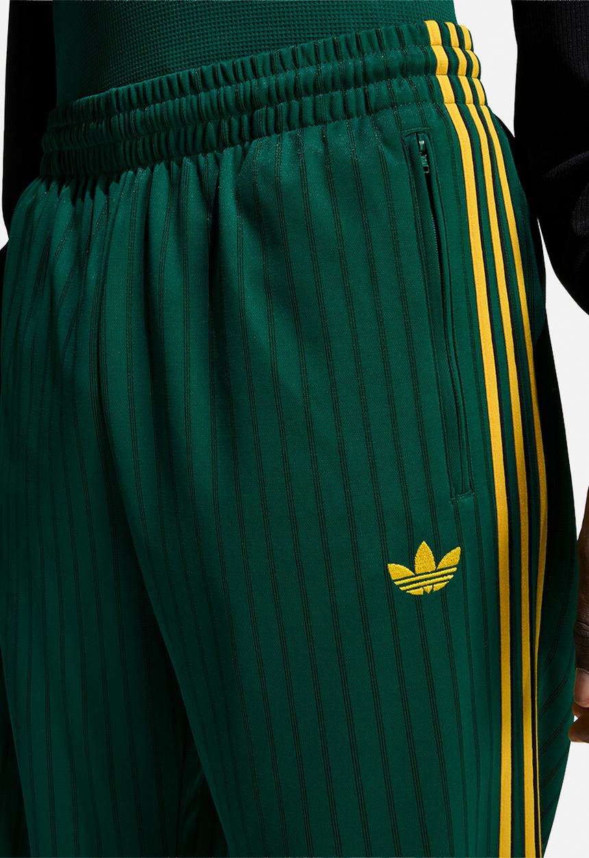 adidas Originals -  Firebird Loose Pinstripes Track Pants -Collegiate green
