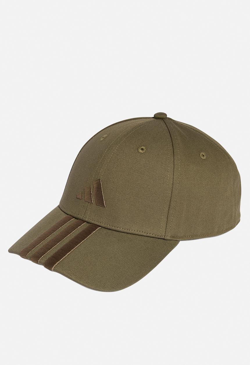 adidas Performance - Baseball 3 stripe cap nl - olive strata/olive strata