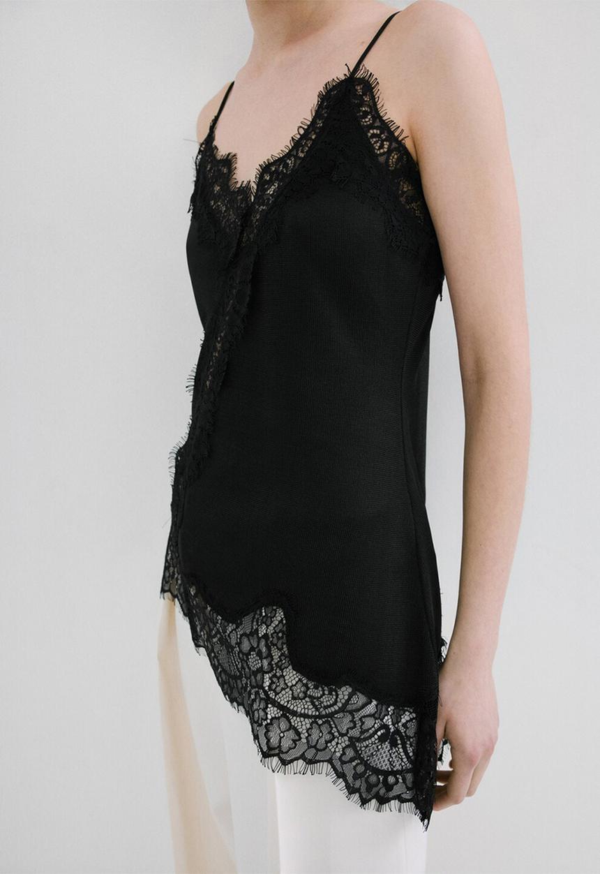 MANGO - Top tinta - black