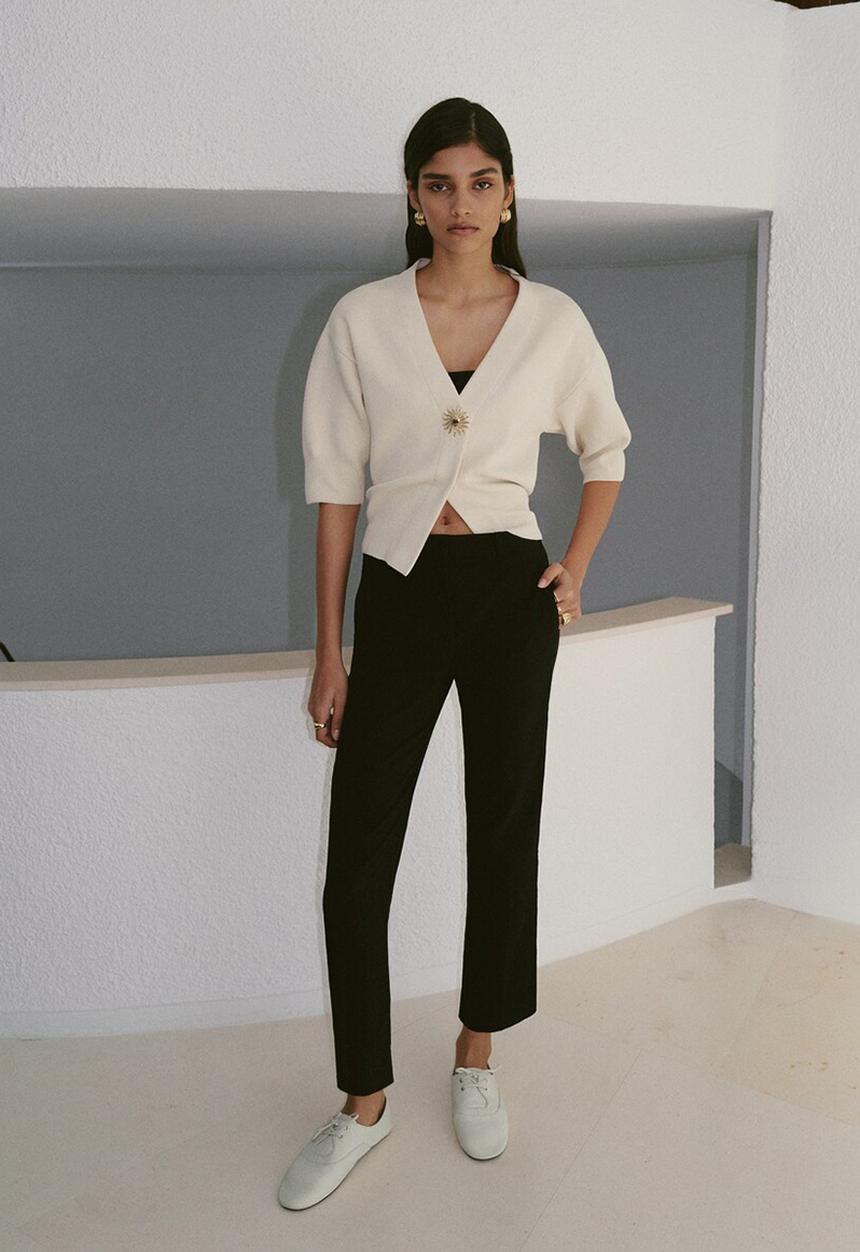 MANGO - Cardigan helia - light beige
