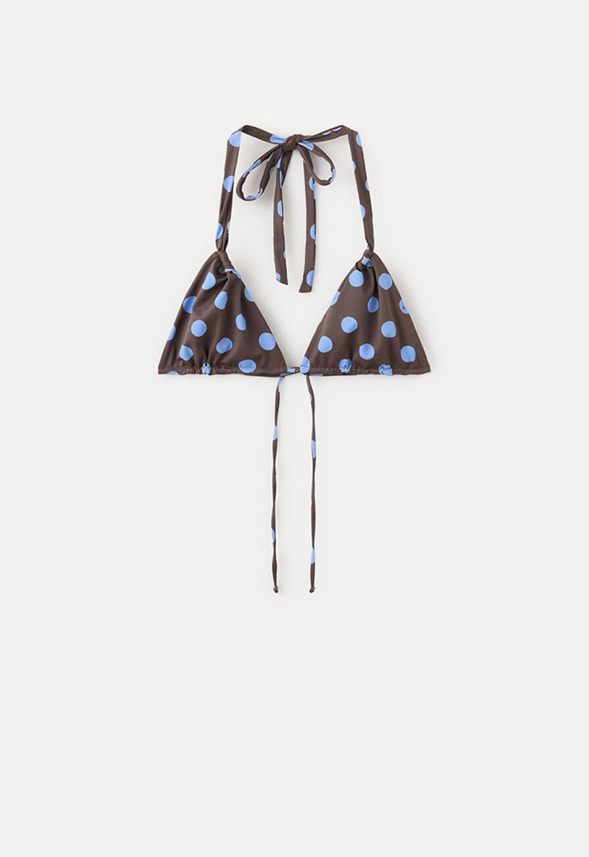 MANGO - Bikini top apolo - dark brown