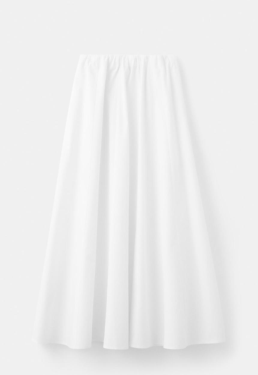MANGO - Skirt newcreta - white