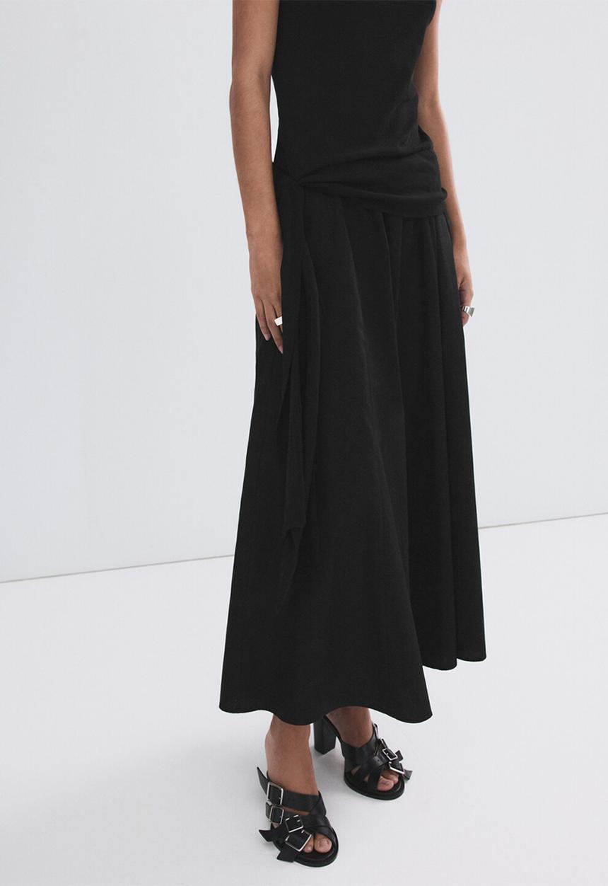 MANGO - Skirt newcreta - black